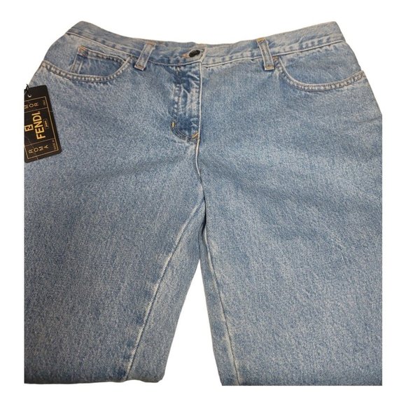 Vintage Fendi Jeans DeBoost Stonewash Size 30x33 NWT Read Description A8 - Picture 2 of 7